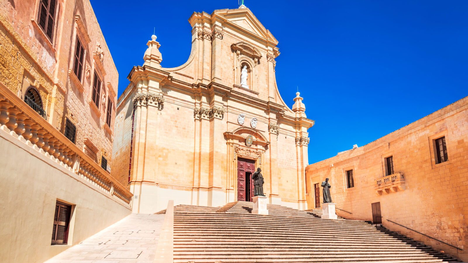 Gozo, Malta - The Cathedral of Cittadella, Victoria.